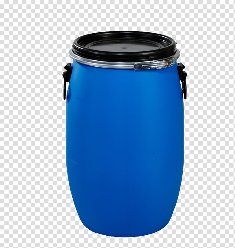 Drum Plastic Lid Barrel High-density polyethylene, plastic barrel transparent background PNG clipart