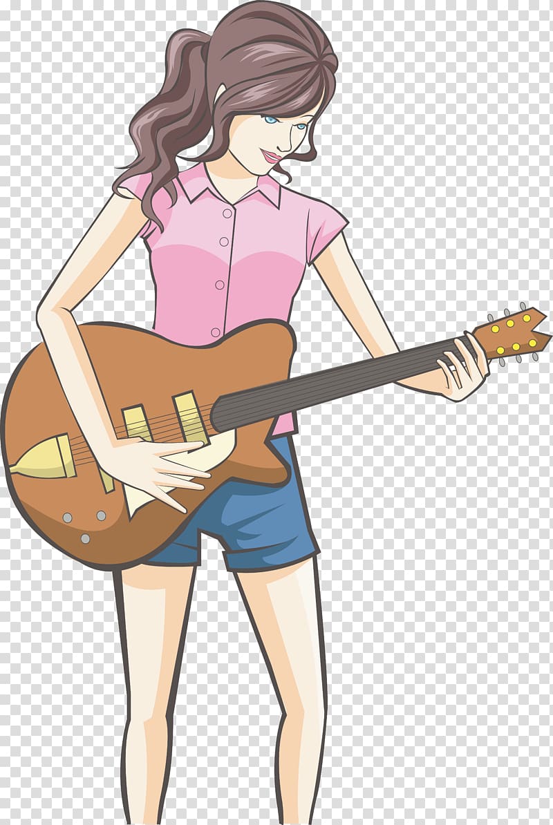 Guitar Cartoon Drawing, bob marley transparent background PNG clipart