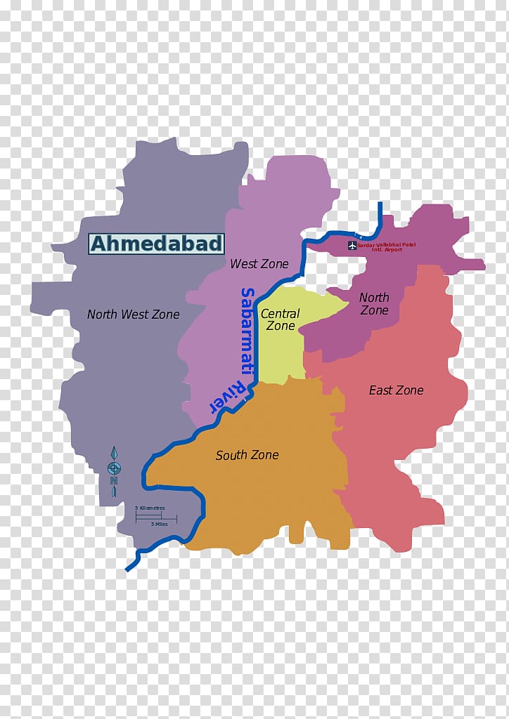 Ahmedabad district City map, map transparent background PNG clipart