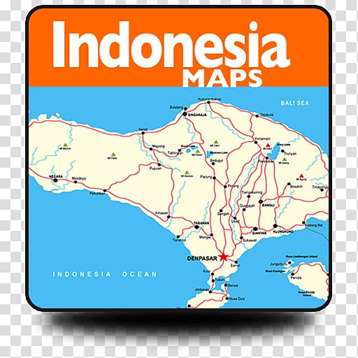 Digital mapping Bandung Bali East Java, indonesia map transparent background PNG clipart