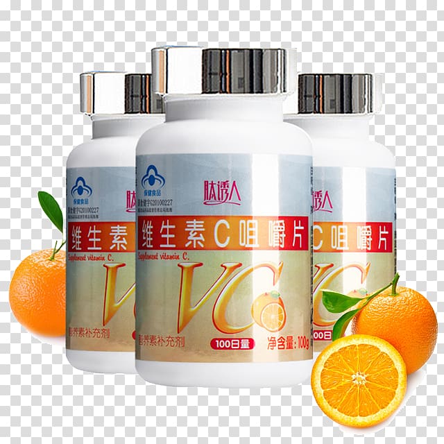 Dietary supplement Vitamin C Orange, Vitamin C transparent background PNG clipart