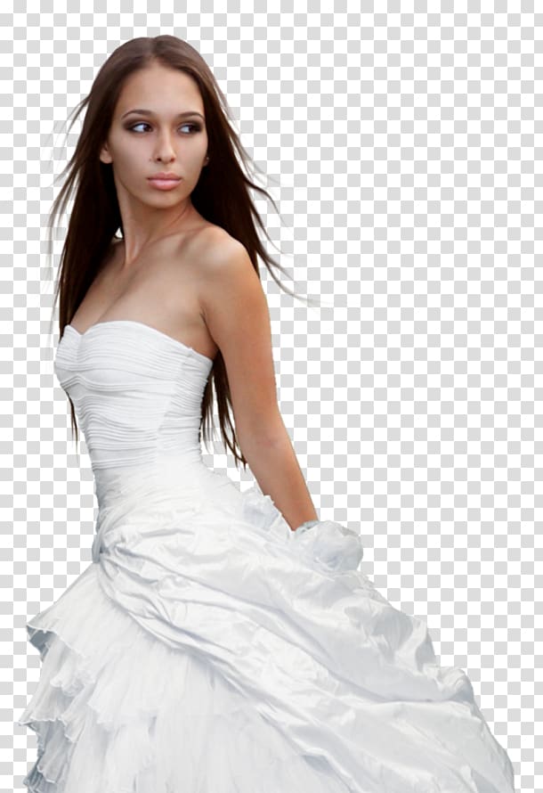 Wedding dress Gown Clothing Bride, beautiful castle transparent background PNG clipart