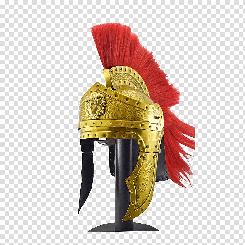 Combat helmet Galea Praetorian Guard Maximus, Helmet transparent background PNG clipart