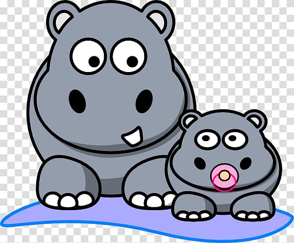 The Hippopotamus: River Horse Cartoon, daniela transparent background PNG clipart