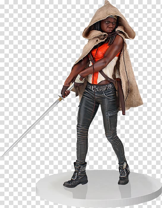 The Walking Dead: Michonne Rick Grimes Figurine Maggie Greene, Toynami transparent background PNG clipart