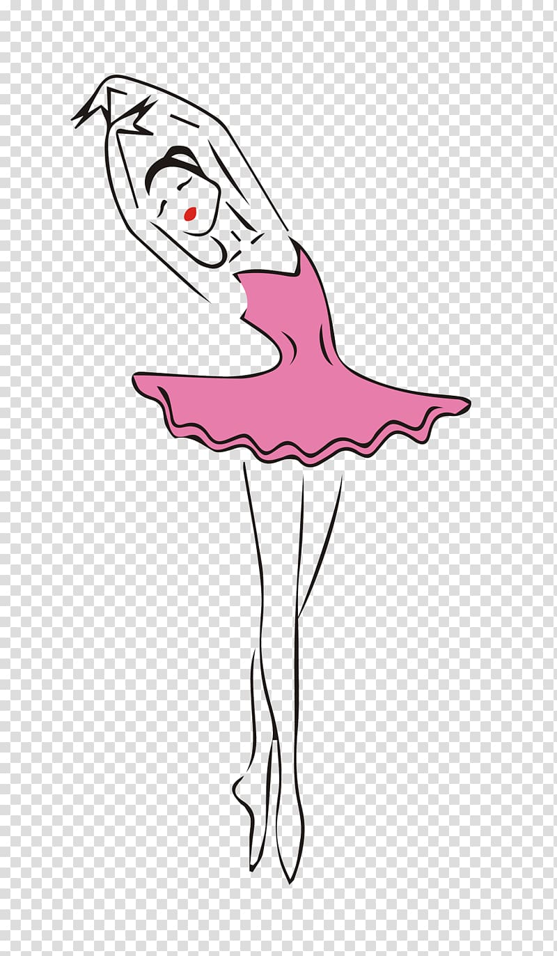 Visual arts Ballet Dancer Illustration, Hand-painted ballet dancers transparent background PNG clipart