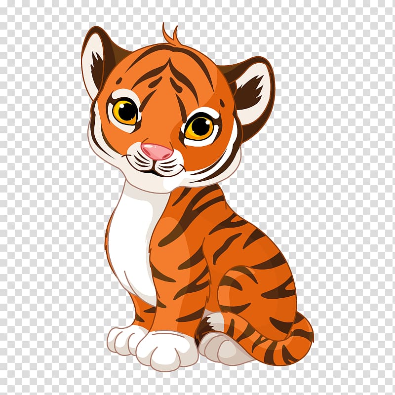 Tiger Cartoon , enfant transparent background PNG clipart