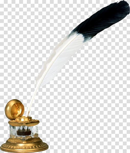 Feather Portable Network Graphics Quill Inkwell, feather transparent background PNG clipart