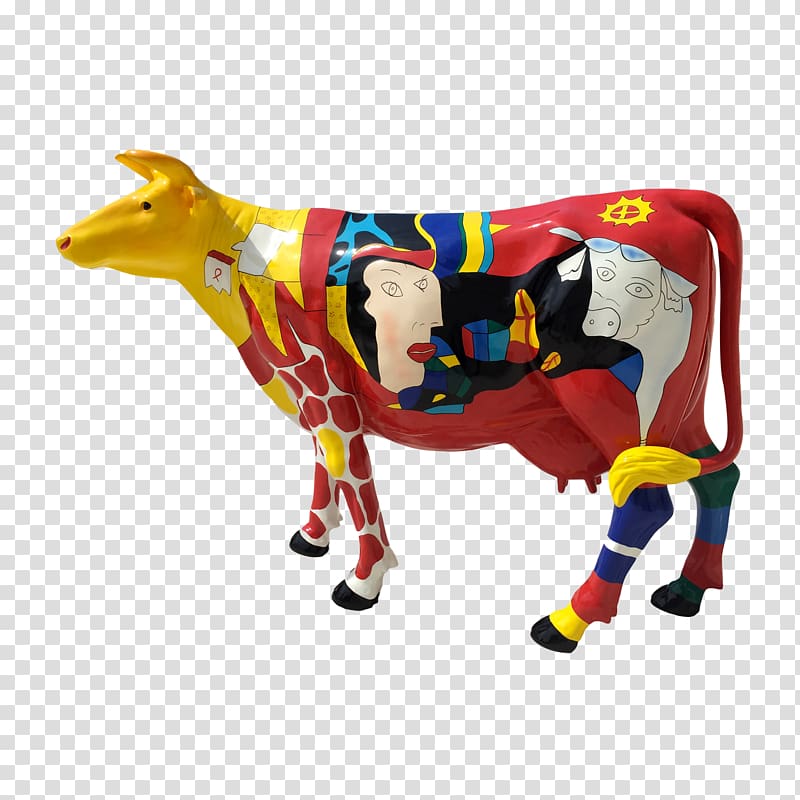 Lion Dairy cattle Sculpture cow Statue, lion transparent background PNG clipart