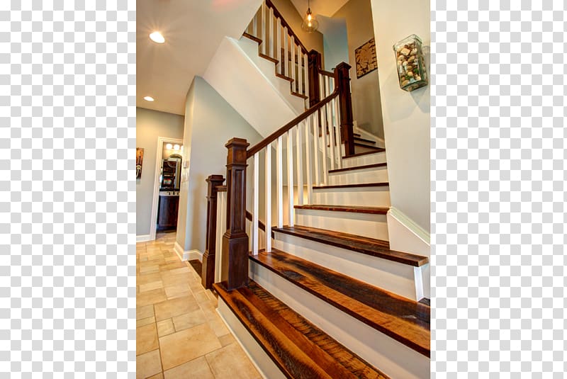 Wood flooring Interior Design Services Stairs Hardwood, modified display home page transparent background PNG clipart