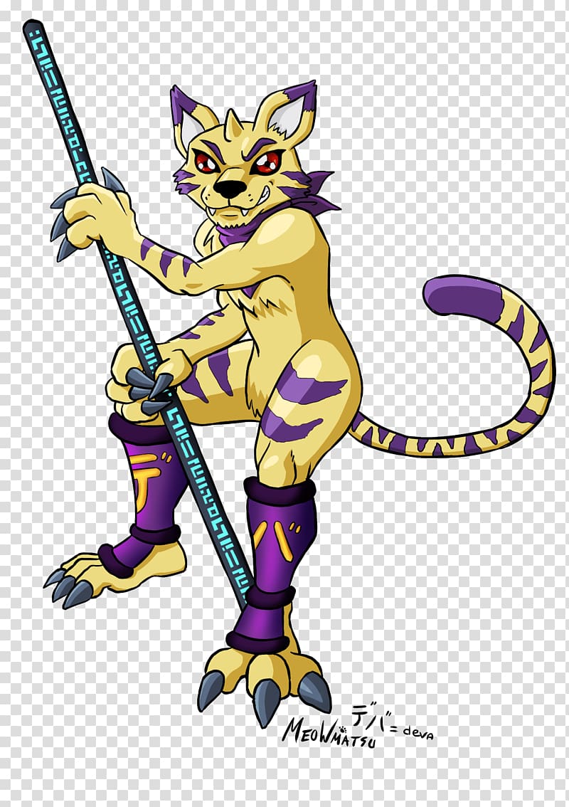 Lopmon Digimon Agumon Gomamon Guilmon, fierce tiger transparent background PNG clipart