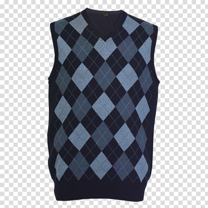 T-shirt Sweater vest Argyle Gilets, T-shirt transparent background PNG clipart