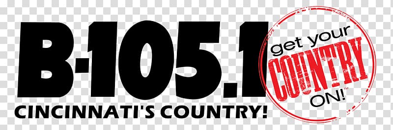 WUBE-FM Logo PNC Pavilion Country music Brand, end welfare transparent background PNG clipart