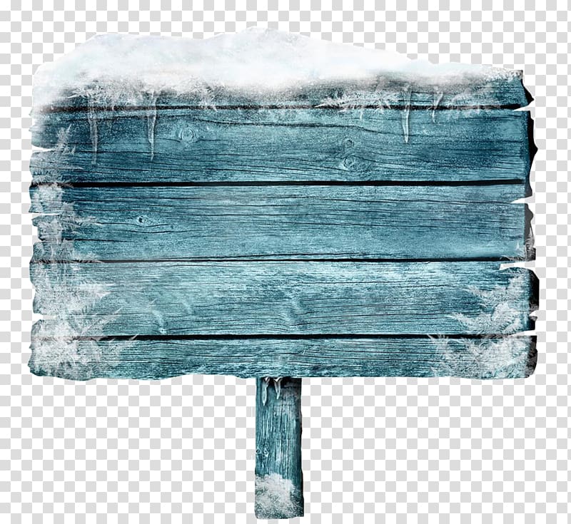 blue wooden board, Snow Sign Winter, Heaps of snow signs transparent background PNG clipart