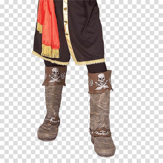 Buccaneer Boot Jack Sparrow Costume Piracy, boot transparent background PNG clipart