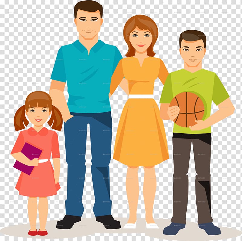 Family Cartoon , Family transparent background PNG clipart