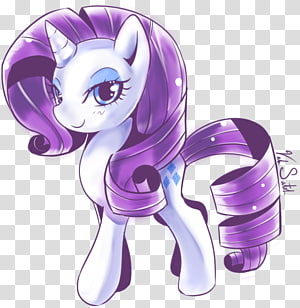Pony Rarity Horse Purple, horse transparent background PNG clipart thumbnail