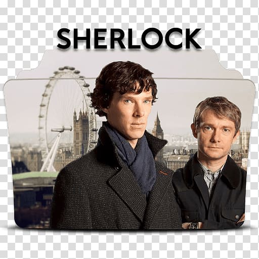 Benedict Cumberbatch Sherlock Holmes Martin Freeman Doctor Watson, sherlock transparent background PNG clipart