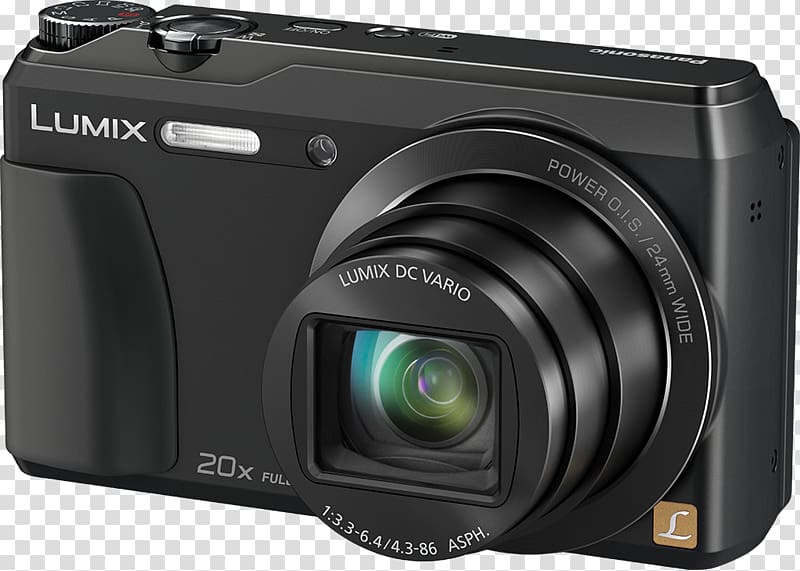 Panasonic LUMIX DMC-TZ55 Point-and-shoot camera, Camera transparent background PNG clipart