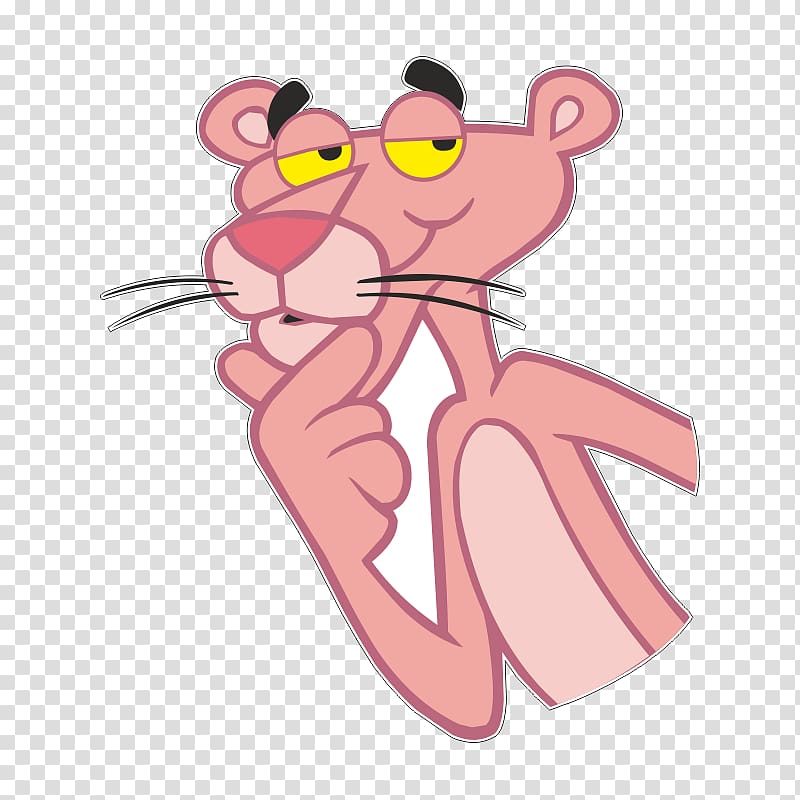 Pink cat Decal The Pink Panther Sticker, Animation transparent background PNG clipart