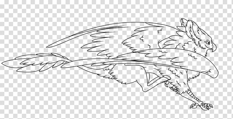 Line art Drawing Griffin Sketch, Griffin transparent background PNG clipart