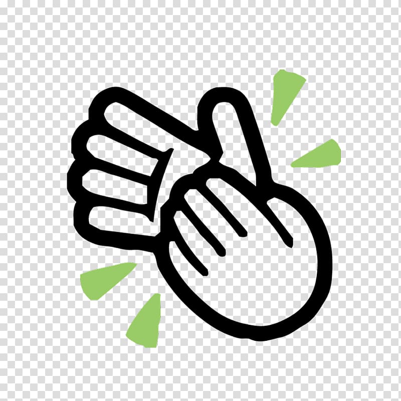Clapping Emoji Android Finger Line Hand, dj dance transparent background PNG clipart