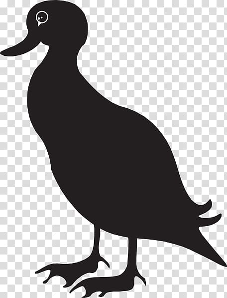 Duck Mallard Goose Silhouette , Duck Silhouette transparent background PNG clipart