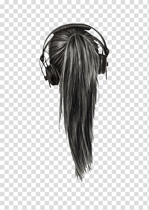 Drawing Hairstyle Art Sketch, black girl transparent background PNG clipart