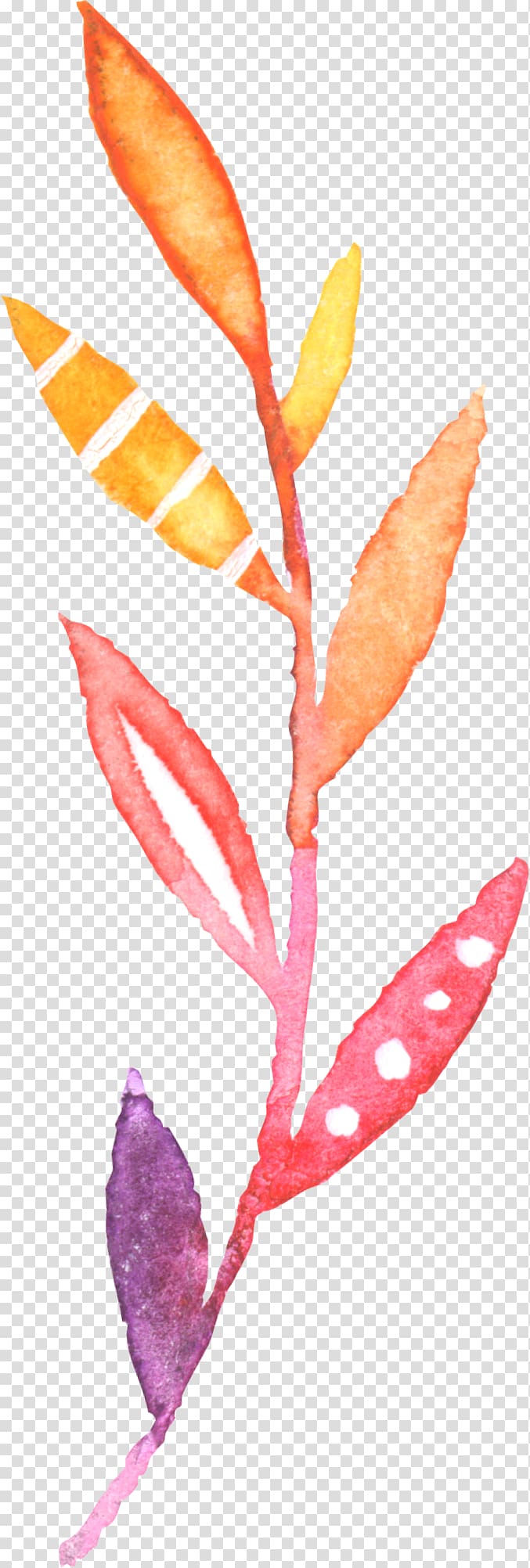 Watercolor: Flowers Watercolor painting, Hand-painted watercolor plant transparent background PNG clipart
