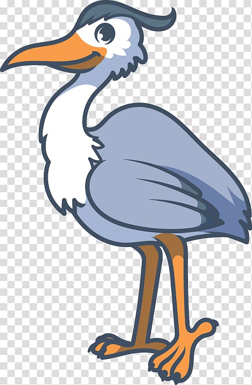Crane Common ostrich Bird Cartoon , cartoon crane transparent background PNG clipart