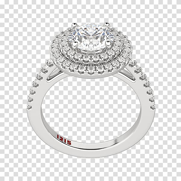 Engagement ring Diamond cut Princess cut, glowing halo transparent background PNG clipart