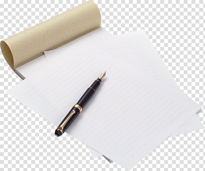 Paper Fountain pen Stationery, Put pen stationery on transparent background PNG clipart