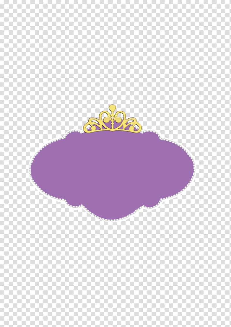 purple princess logo, Purple Sofia the First Pattern, God First transparent background PNG clipart