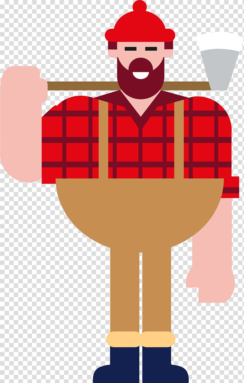 Lumberjack , Bearded Axe transparent background PNG clipart