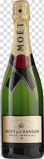 Moet & Chandon champagne bottle, Moet & Chandon Brut Impérial transparent background PNG clipart