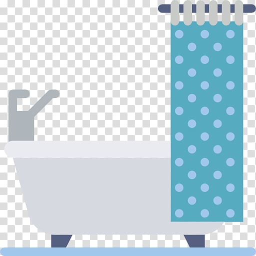 Bathtub Bathroom Shower Douchegordijn Icon, A light-colored bathtub transparent background PNG clipart