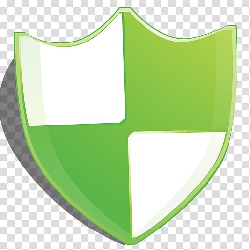 Computer Icons Security Antivirus software, Green Shield transparent background PNG clipart