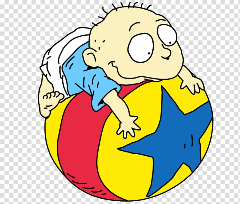 Boy On Multicolored Ball Art Tommy Pickles Angelica Pickles Rugrats Studio Tour Rugrats Search For Reptar Chuckie Finster Rugrats Transparent Background Png Clipart Hiclipart