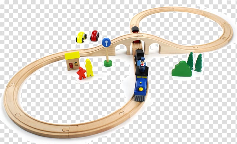 Toy Trains & Train Sets Rail transport Wooden toy train Track, train transparent background PNG clipart