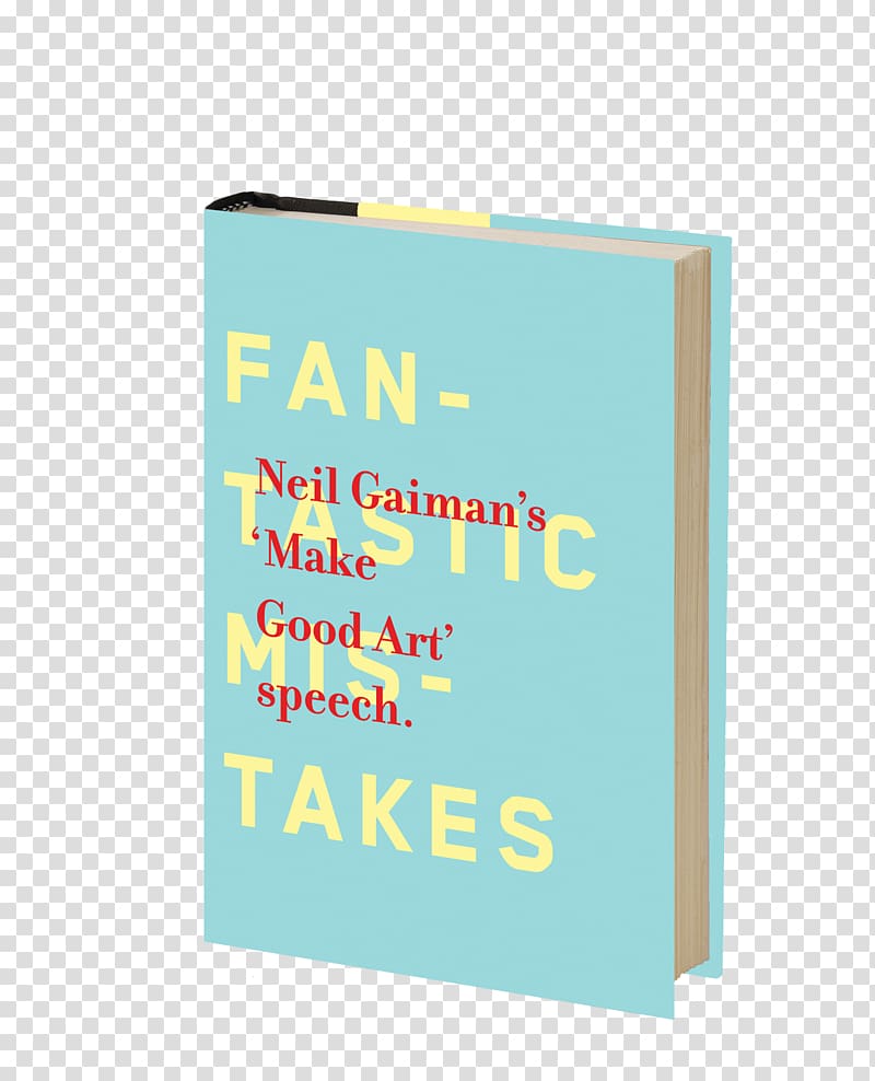 Make Good Art Good Omens Hardcover Amazon.com Book, Neil Gaiman transparent background PNG clipart