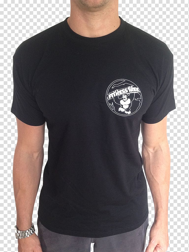 T-shirt Shoulder Black M Font, gym t shirt transparent background PNG clipart