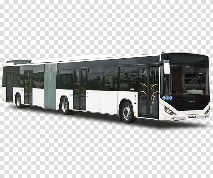 Articulated bus Otokar Karsan Coach, bus transparent background PNG clipart