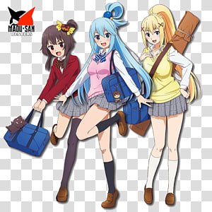 KonoSuba Seiyu Anime character designer, Anime, fictional Character,  cartoon, konosuba png