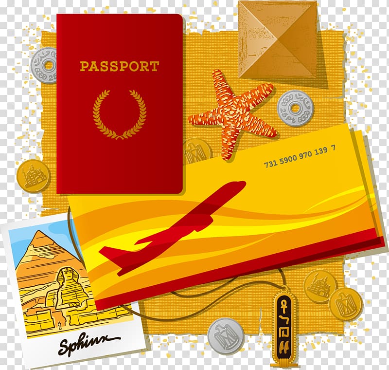 illustration Vexel, Visa Flights transparent background PNG clipart