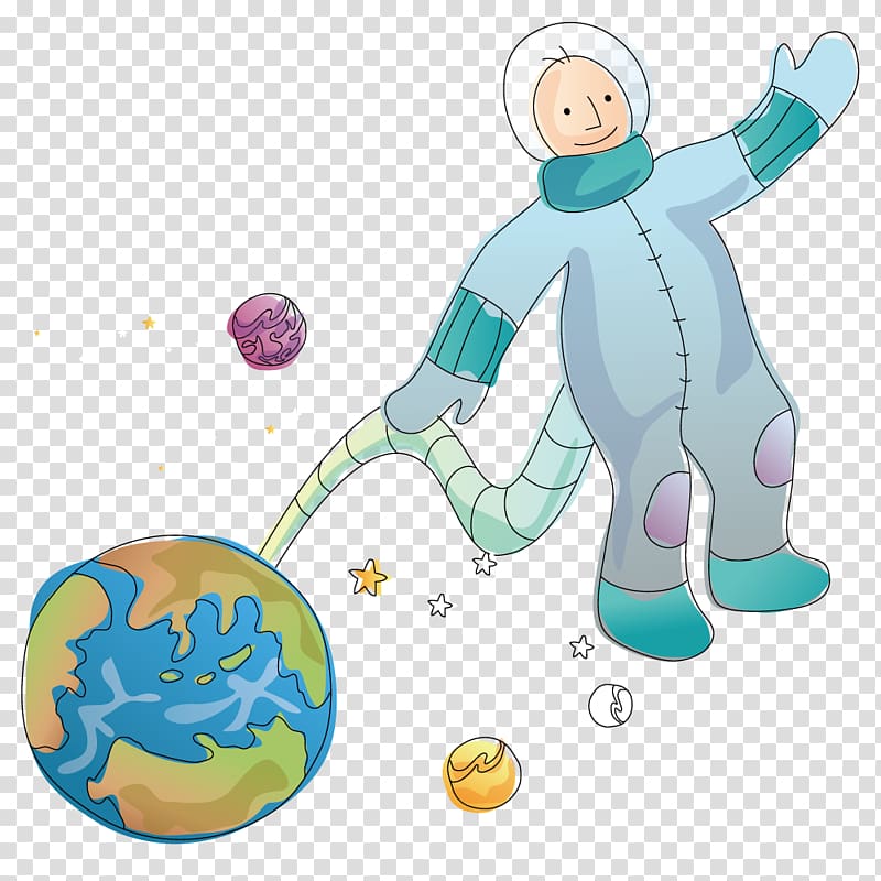 Astronaut Outer space Sky, Astronauts in space transparent background PNG clipart