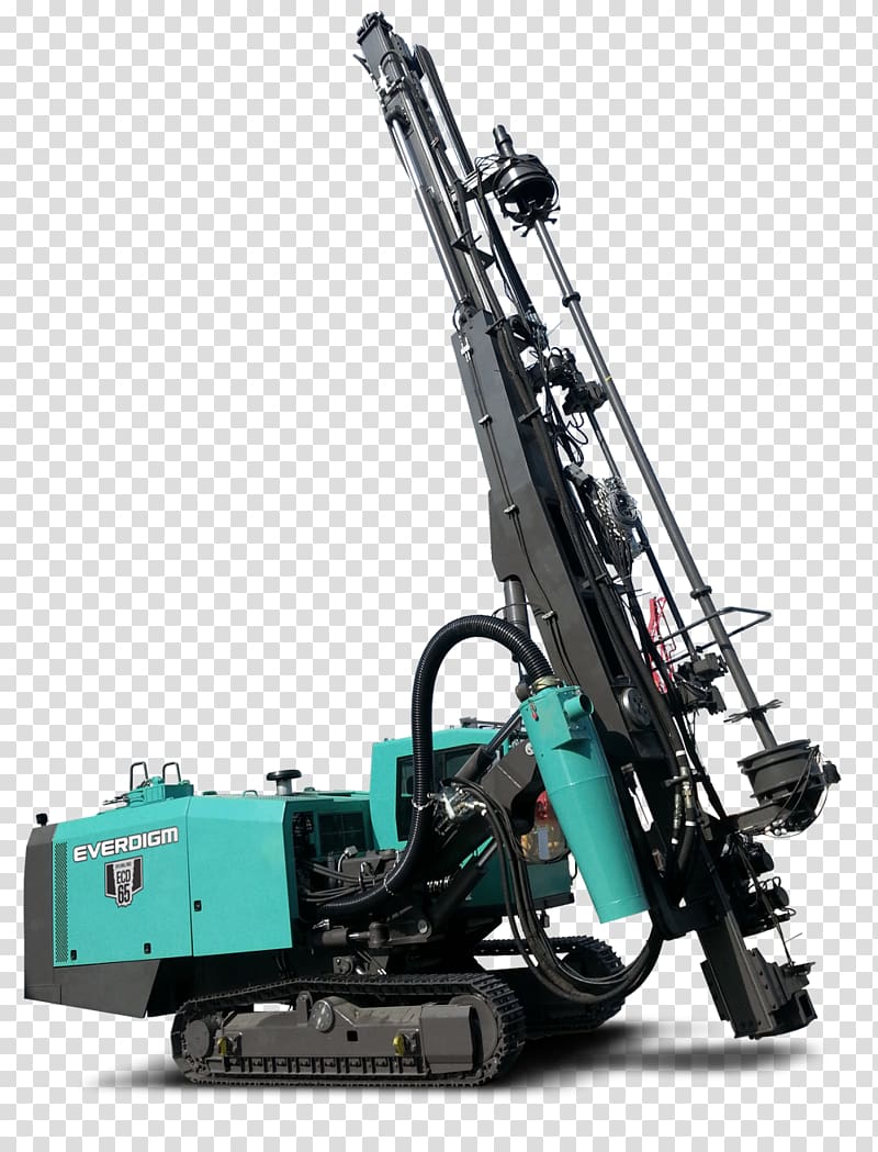 Down-the-hole drill Drilling Machine Augers Crane, others transparent background PNG clipart