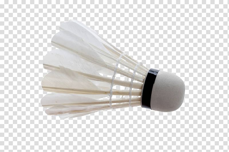 Ball badminton Shuttlecock, White badminton transparent background PNG clipart
