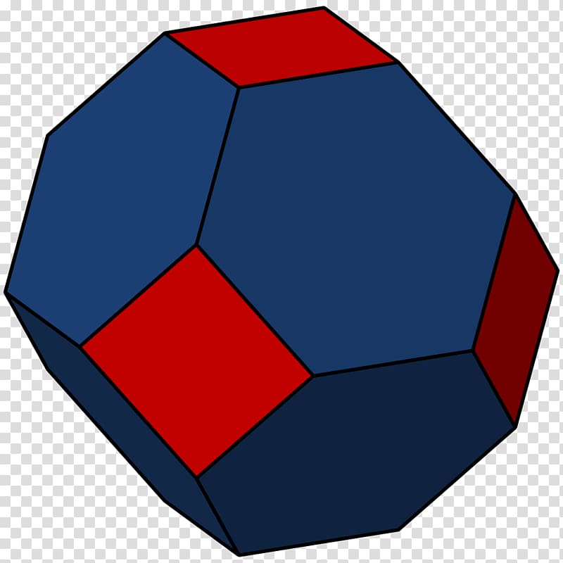 Truncated octahedron Archimedean solid Truncation Uniform polyhedron, Angle transparent background PNG clipart