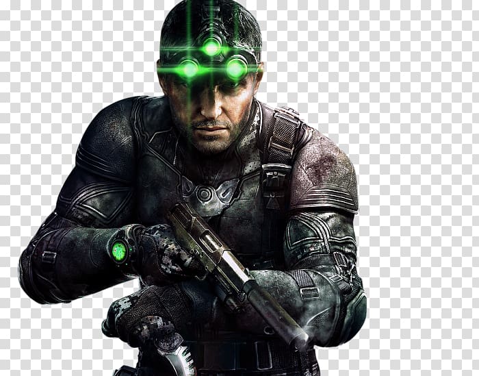 Sam Fisher Tom Clancy\'s Splinter Cell: Blacklist Tom Clancy\'s Splinter Cell: Conviction Solid Snake Video game, tom clancys rainbow six transparent background PNG clipart
