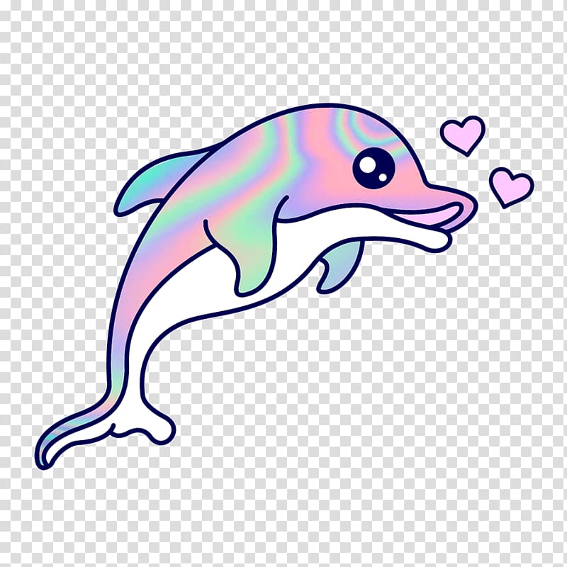 Forever Dolphin Love Oceanic dolphin Porpoise Tattoo, cute dolphin transparent background PNG clipart